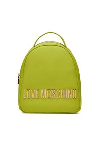 Love Moschino - LOVE MOSCHINO Plecak JC4197PP1IKD0404 Zielony. Kolor: zielony. Materiał: skóra