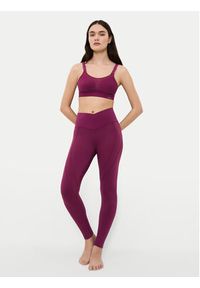 Triumph Legginsy Cardio 10217851 Bordowy Slim Fit. Kolor: czerwony. Materiał: syntetyk #3