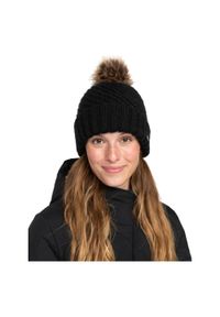 Roxy - Czapka zimowa dla Kobiety BLIZZARD Czarny. Kolor: czarny. Materiał: akryl. Wzór: ze splotem. Sezon: zima