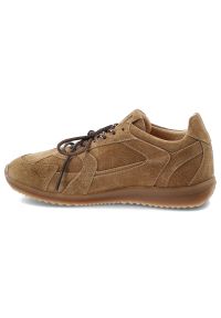 CheBello - Brązowe Sneakersy Chebello Modne Welurowe Obuwie Damskie. Okazja: na co dzień. Kolor: brązowy. Materiał: welur. Styl: casual, klasyczny, elegancki #6