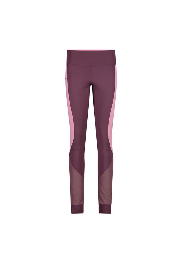 Legging kobieta CMP Hybrid. Kolor: czerwony, fioletowy, wielokolorowy. Sezon: lato. Sport: turystyka piesza