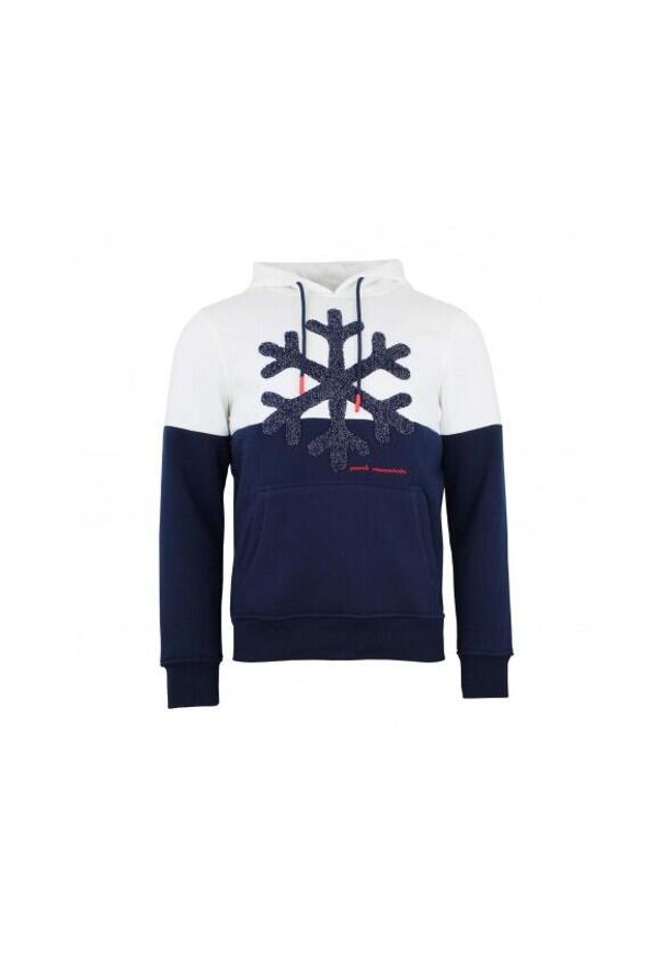 PEAK MOUNTAIN - Bluza Peak Mountain Carlo. Kolor: biały, niebieski, wielokolorowy. Sezon: zima. Sport: narciarstwo