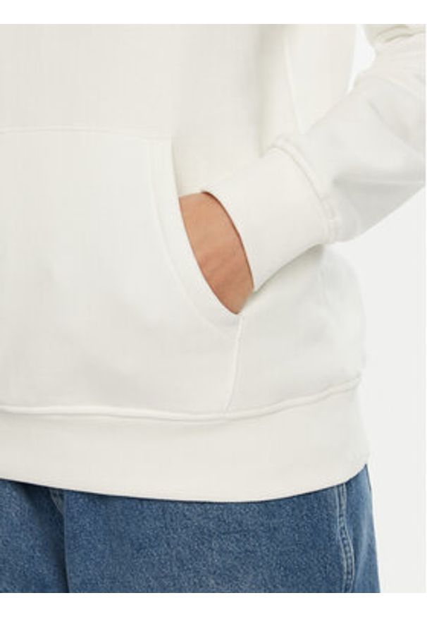 Tommy Jeans Bluza Linear DW0DW17324 Biały Regular Fit. Kolor: biały. Materiał: bawełna