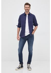 Calvin Klein Jeans jeansy męskie. Kolor: niebieski