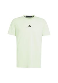 Koszulka Sportowa Męska Adidas D4T Workout. Kolor: zielony