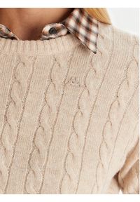 Robe di Kappa Sweter Jolie 65116CW Beżowy Regular Fit. Kolor: beżowy. Materiał: wełna #3