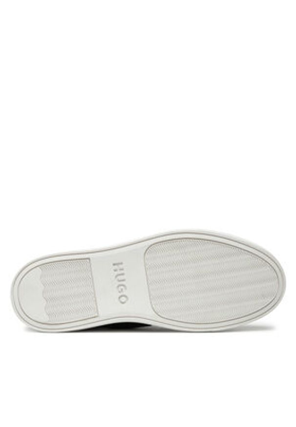 Hugo Sneakersy Morrie 50529802 10263296 01 Czarny. Kolor: czarny. Materiał: skóra