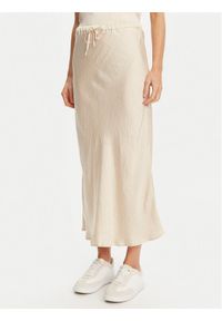 Marella Spódnica midi No 2513101055 Écru Regular Fit. Materiał: acetat #1