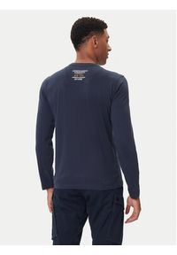 Aeronautica Militare Longsleeve 252TS2467UJ00703 Granatowy Regular Fit. Kolor: niebieski. Materiał: bawełna. Długość rękawa: długi rękaw #3