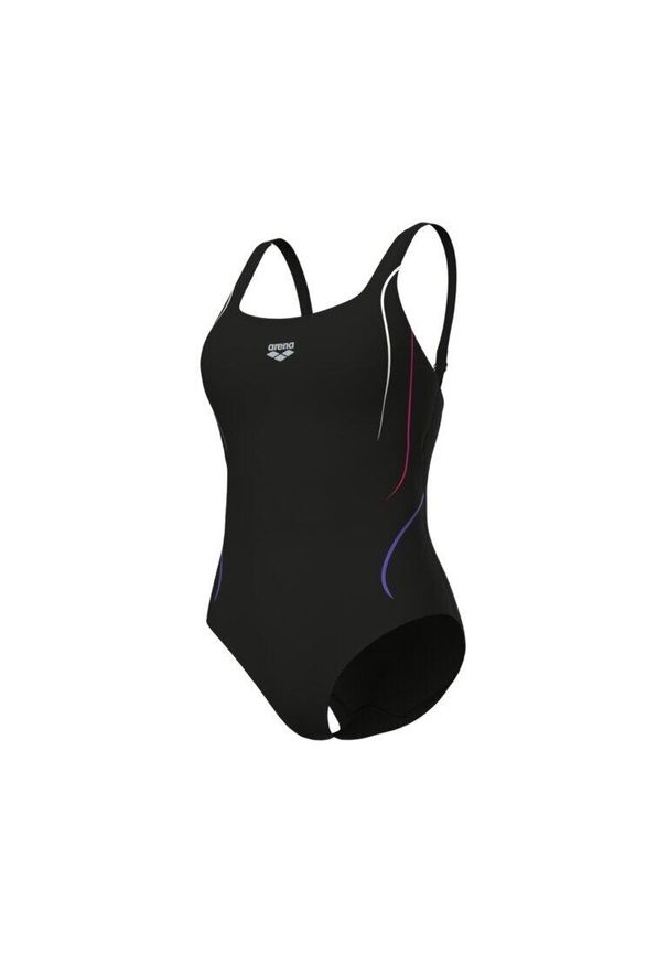 Damski kostium kąpielowy 1-częściowy Arena Ludovica Soft Curve Back. Kolor: czarny
