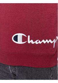 Champion Bluza Crewneck Sweatshirt 116587 Bordowy Regular Fit. Kolor: czerwony. Materiał: syntetyk, bawełna #4