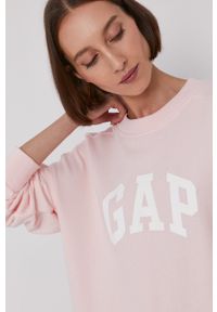 GAP - Bluza. Kolor: różowy. Wzór: nadruk #2