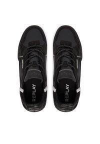 Replay - REPLAY Sneakersy GMS1P .000.C0076L Czarny. Kolor: czarny. Materiał: zamsz, skóra #4