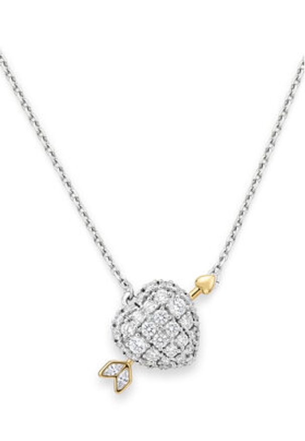 Swarovski Naszyjnik Idyllia 5737291 Srebrny. Materiał: metalowe. Kolor: srebrny