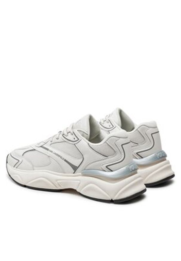 Karl Lagerfeld - KARL LAGERFELD Sneakersy KL56524 Biały. Kolor: biały. Materiał: materiał