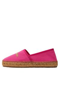 Love Moschino - LOVE MOSCHINO Espadryle JA10572G0IJP5604 Różowy. Kolor: różowy. Materiał: materiał