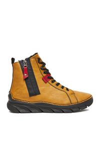 Trzewiki Rieker. Kolor: żółty #1