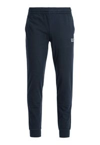 EA7 Emporio Armani Spodnie dresowe 8NPP53 PJ05Z 1578 Granatowy Slim Fit. Kolor: niebieski. Materiał: bawełna #5