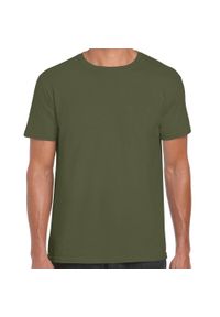 GILDAN - Koszulka Softstyle Dla Dorosłych Unisex. Kolor: zielony