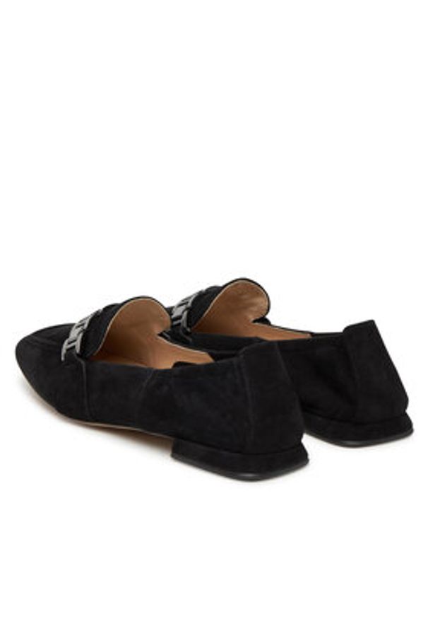 HÖGL Loafersy Madeleine 9-100952 Czarny. Kolor: czarny. Materiał: skóra, zamsz