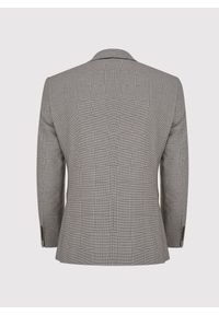 Pako Lorente - PAKO LORENTE – Męska marynarka garniturowa w kratę w brązowych tonach. Kolor: brązowy. Materiał: elastan, wiskoza, poliester. Styl: boho #4