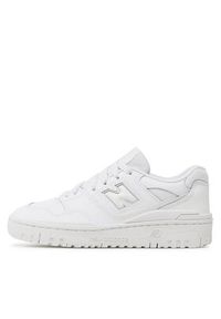 New Balance Sneakersy GSB550WW Biały. Kolor: biały. Materiał: skóra #4