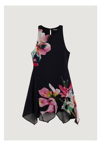 Desigual Sukienka codzienna VEST_NALA_ASIMETRICO Czarny Egg Fit. Okazja: na co dzień. Kolor: czarny. Typ sukienki: proste. Styl: casual #4