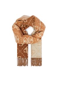 Guess Szalik AM9561POL03 Beżowy. Kolor: beżowy. Materiał: poliester #1