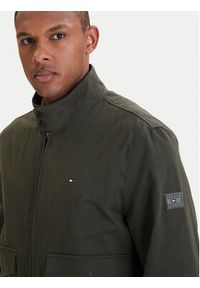 TOMMY HILFIGER - Tommy Hilfiger Kurtka przejściowa Harrington MW0MW42507 Zielony Regular Fit. Kolor: zielony. Materiał: bawełna #4