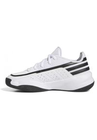 Adidas - Buty adidas Front Court M ID8589 białe. Zapięcie: sznurówki. Kolor: biały. Materiał: materiał, skóra. Szerokość cholewki: normalna. Model: Adidas Cloudfoam. Sport: tenis #2