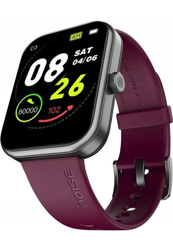 DT NO.1 - Smartwatch Noise Pulse 2 Max (Fioletowy). Rodzaj zegarka: smartwatch. Kolor: fioletowy