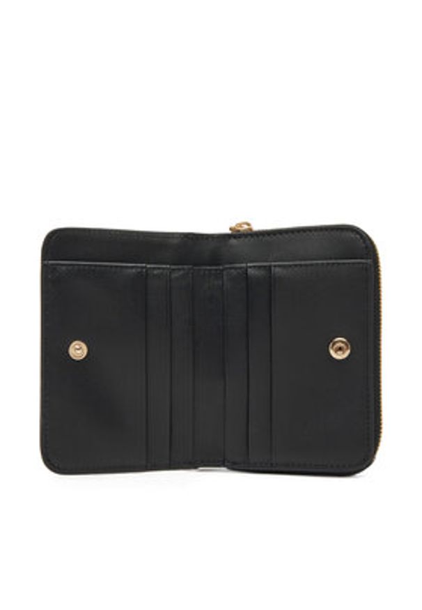 Calvin Klein Duży Portfel Męski Minimal Monogrm Lthr Med Flap Zi LV04F1064G Czarny. Kolor: czarny. Materiał: skóra