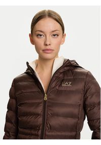 EA7 Emporio Armani Kurtka zimowa 7W000684 AF12475 U6063 Brązowy Slim Fit. Kolor: brązowy. Materiał: syntetyk. Sezon: zima #3
