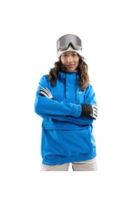 SIROKO - Kurtka narciarsko-snowboardowa damska W3-W Ollie. Kolor: niebieski. Materiał: materiał, softshell. Sport: snowboard, narciarstwo