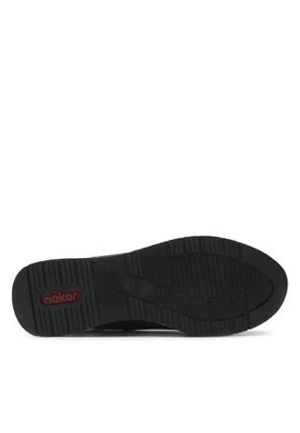 Rieker Botki N7611-54 Zielony. Kolor: zielony. Materiał: skóra