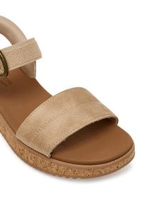 skechers - Skechers Sandały Bobs Sun Vibe 114423/NAT Beżowy. Kolor: beżowy. Materiał: skóra #4