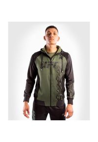 Bluza sportowa męska VENUM UFC Authentic Fight Week Zip. Kolor: wielokolorowy, czarny, zielony