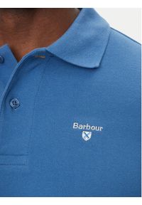 Barbour Polo Original Sports MML0358BU67 Niebieski Tailored Fit. Typ kołnierza: polo. Kolor: niebieski. Materiał: bawełna #4