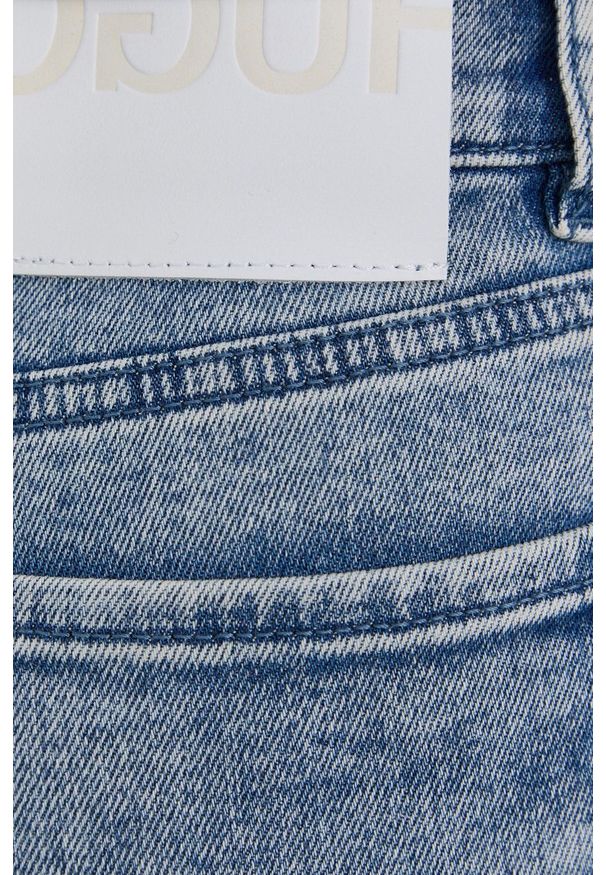 Hugo Jeansy damskie high waist. Stan: podwyższony. Kolor: niebieski