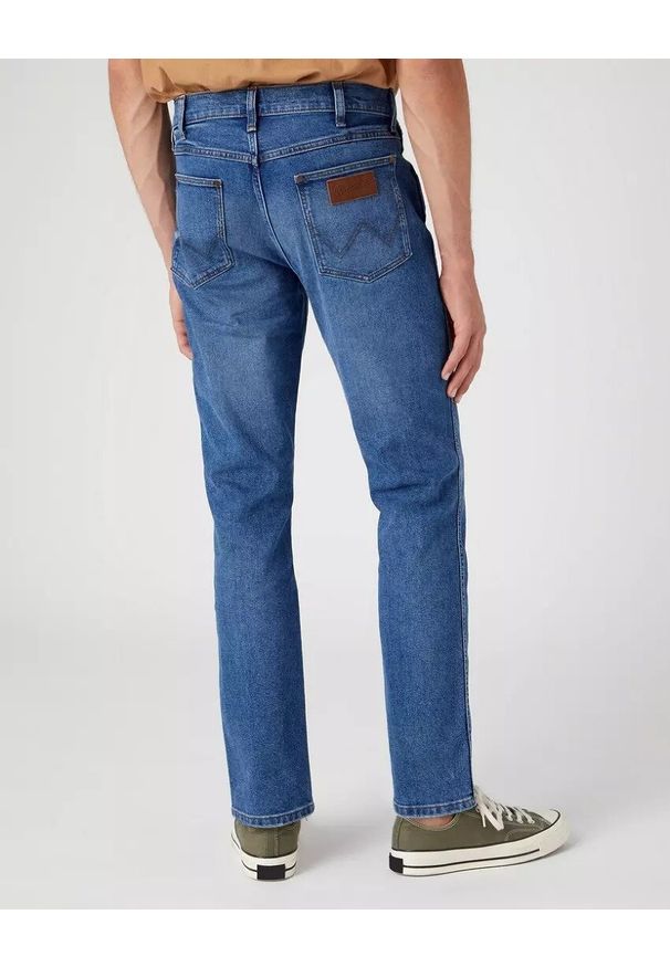 Wrangler - WRANGLER LARSTON MĘSKIE SPODNIE JEANSOWE JEANSY SMOKE SEA W18SYLZ71 112330754