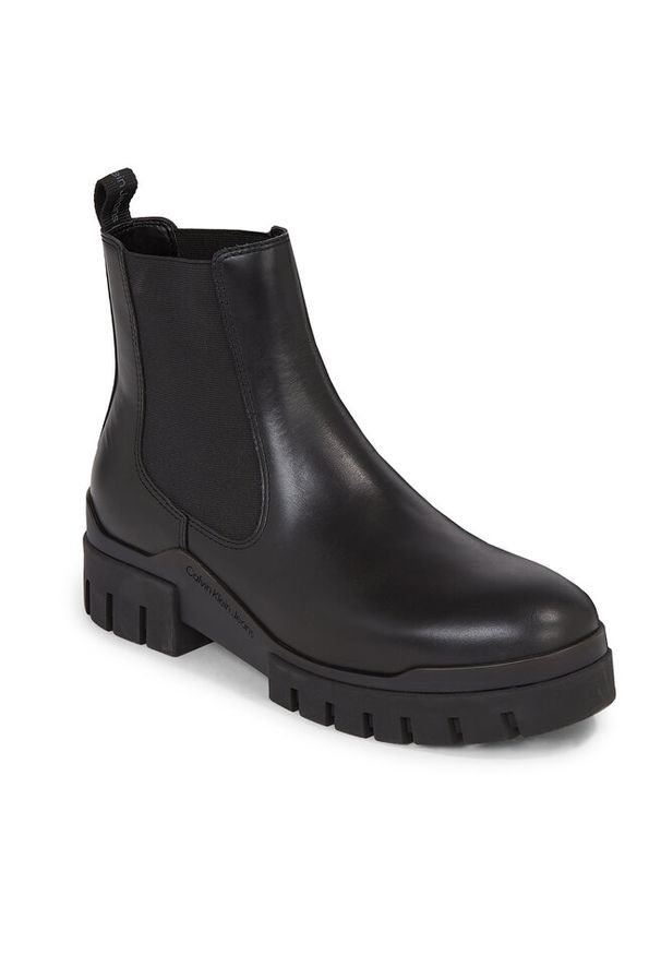 Sztyblety Calvin Klein Jeans. Kolor: czarny