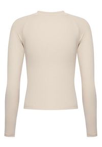 Reebok Koszulka techniczna Reebok X Ewa Chodakowska RK25316CCW Beżowy Slim Fit. Kolor: beżowy. Materiał: syntetyk #2