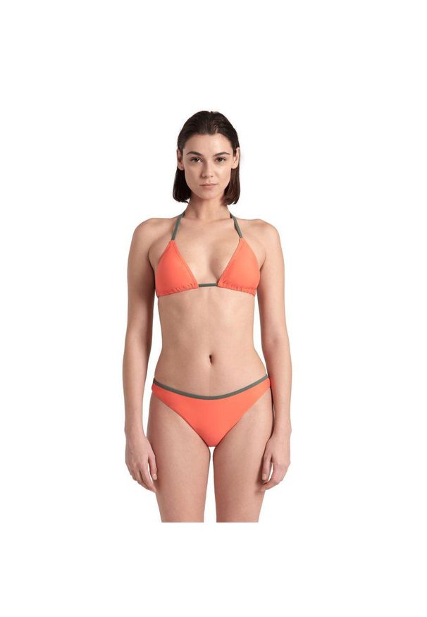 Strój kąpielowy damski dwuczęściowy kostium bikini na basen Arena Profile. Kolor: pomarańczowy