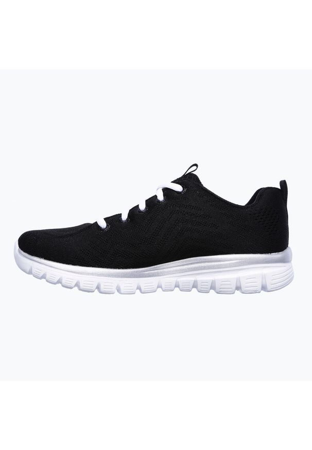 skechers - Buty damskie SKECHERS Graceful Get Connected. Kolor: biały, wielokolorowy, czarny
