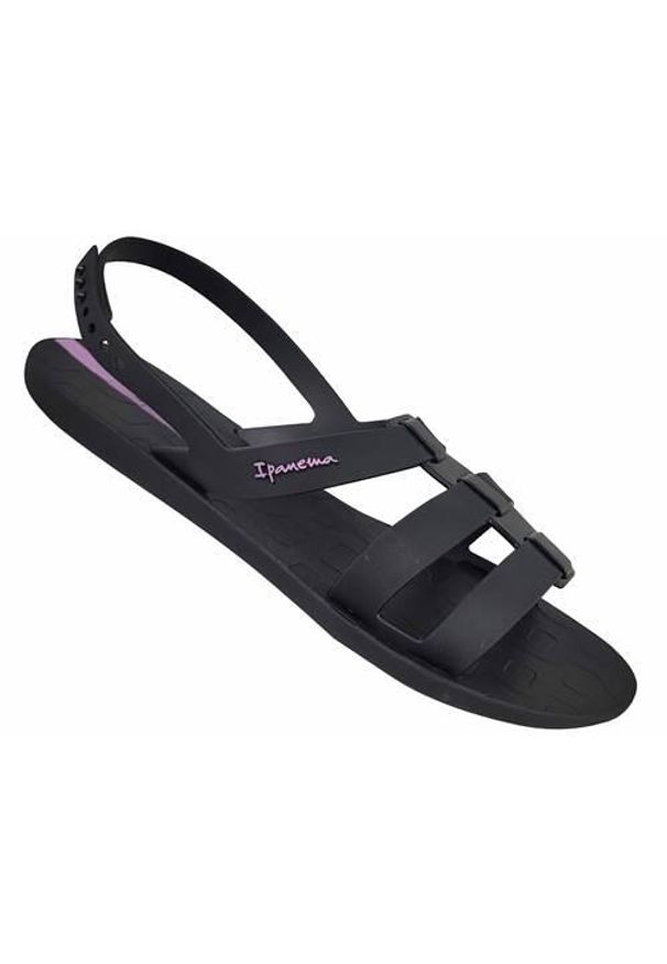 Sandały damskie Ipanema Style. Kolor: czarny. Materiał: materiał, syntetyk
