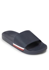 TOMMY HILFIGER - Klapki Tommy Hilfiger Corporate Hilfiger Pool Slide FM0FM04853 Desert Sky DW5. Kolor: niebieski #1