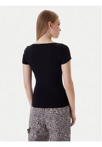Tommy Jeans T-Shirt DW0DW21837 Czarny Slim Fit. Kolor: czarny. Materiał: bawełna #5