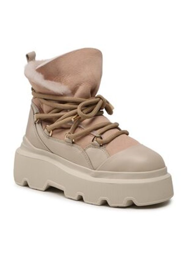 Inuikii Śniegowce Endurance 75202-112 Beżowy. Kolor: beżowy. Materiał: skóra