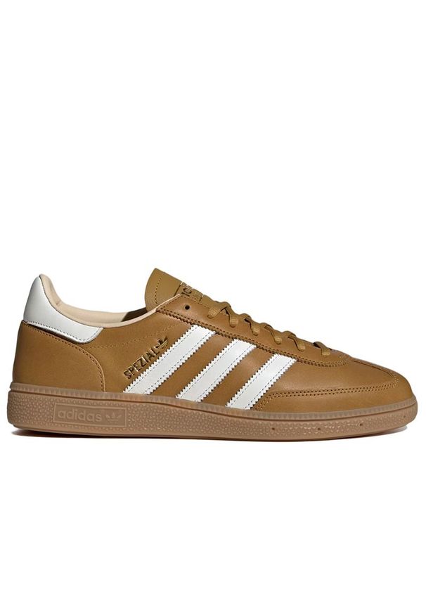 Adidas - Buty unisex adidas Originals Handball Spezial KI8580 - brązowe. Zapięcie: sznurówki. Kolor: brązowy. Materiał: guma, skóra. Szerokość cholewki: normalna. Sport: piłka ręczna