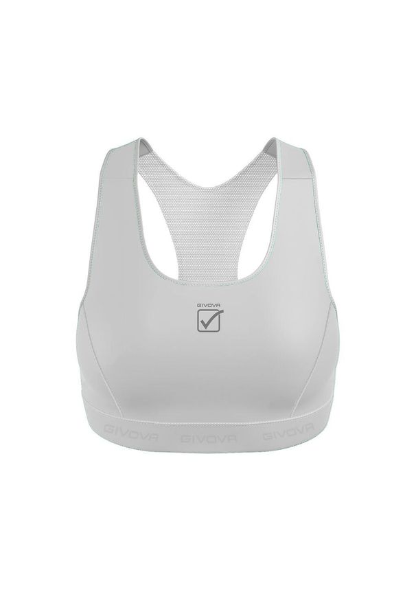 Biustonosz z gumką dla kobiet Givova. Kolor: wielokolorowy, biały, czarny. Sport: fitness